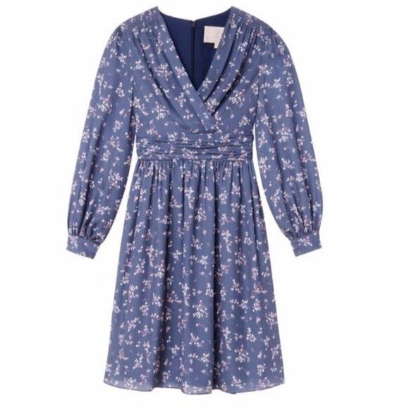 Gal meets Glam Kelsey Floral Wrap Over Dress - Picture 1 of 3